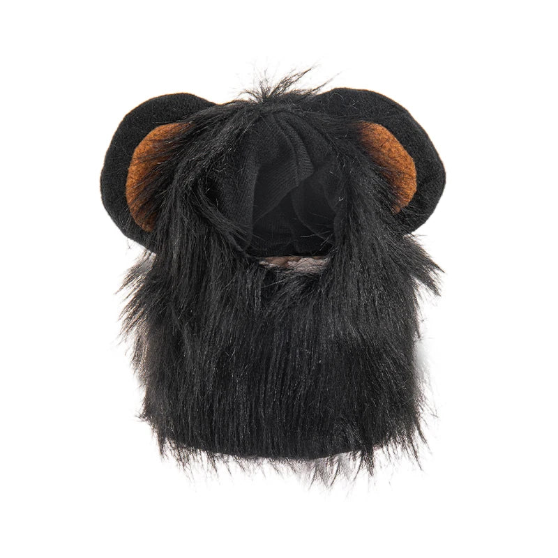 Cute Lion Mane Cat Wig Hat Pet Hat for Dogs Cats Kitten Cap 2026 Halloween Party Cosplay Costume Cat Accessories Photo Props